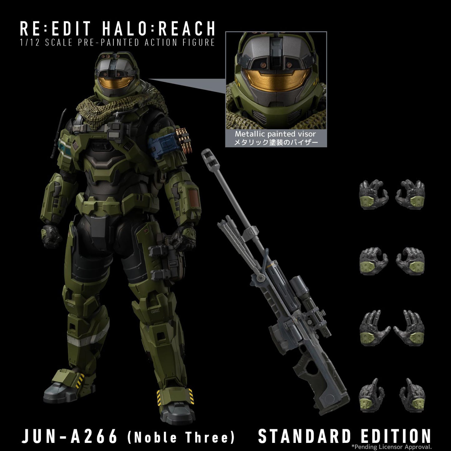 PREORDER 1/12 RE:EDIT HALO: REACH JUN-A266 (Noble Three)