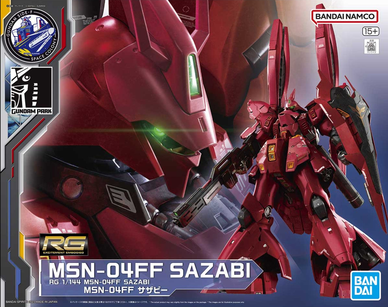 1/144 RG MSN-04FF Sazabi (Gundam SIDE-F ver.) The Gundam Base Limited