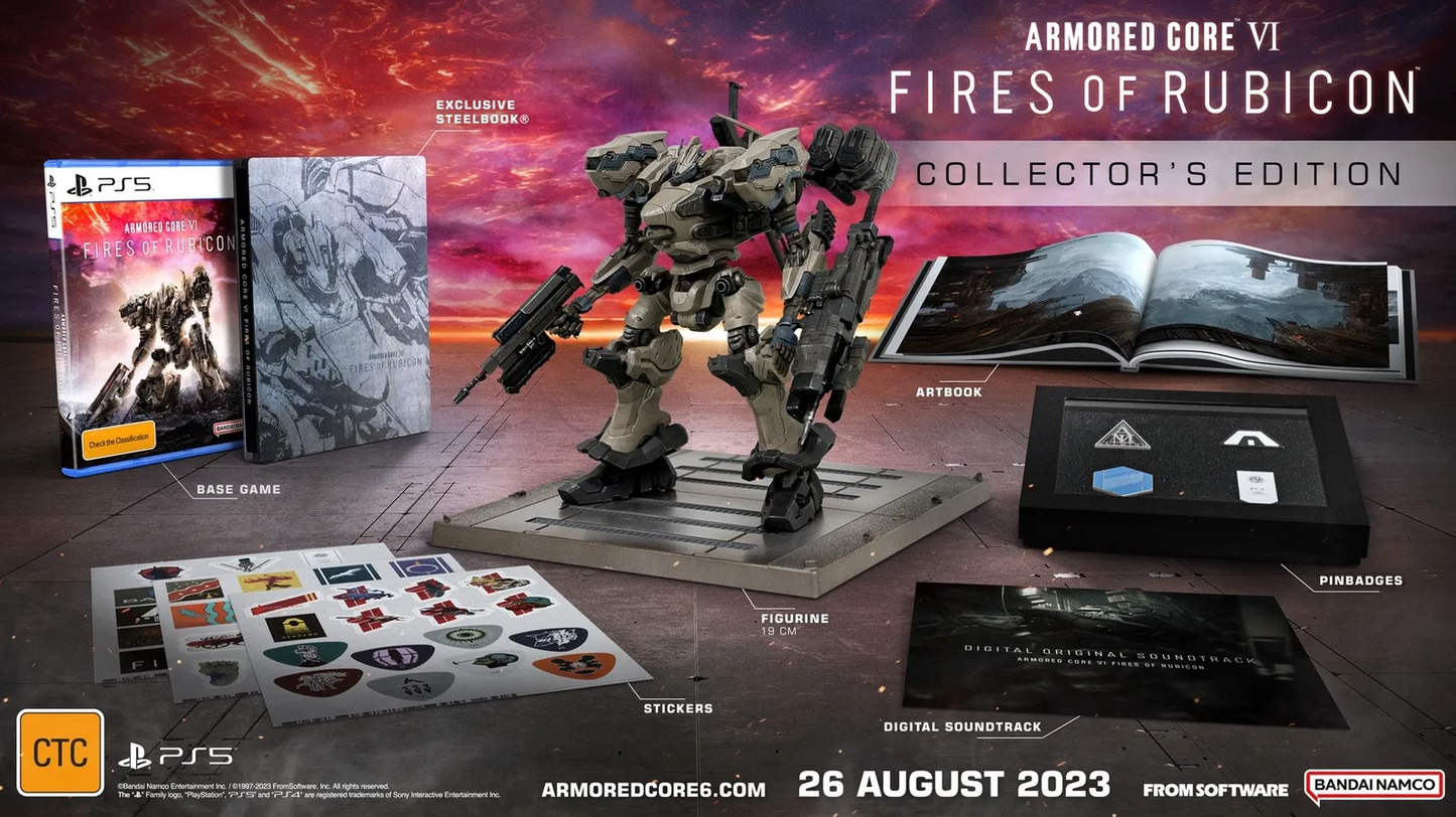 PS5 Armored Core 6 Fires Of Rubicon Collector's Edition (JP) PREOWNED